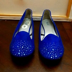 Nicole blue ballet flats